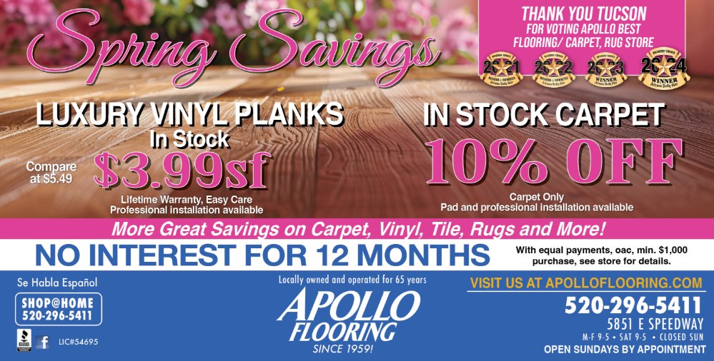 Apollo Flooring Flooring Savings Ads