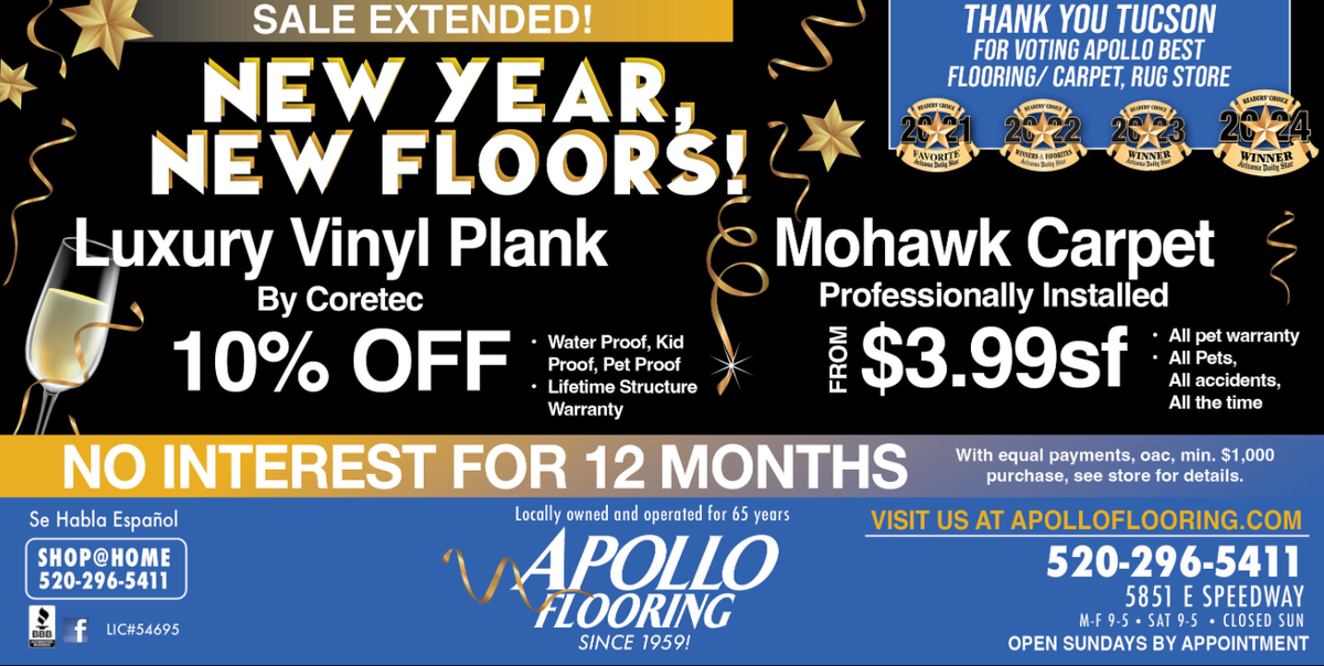 Apollo Flooring New Years Sale