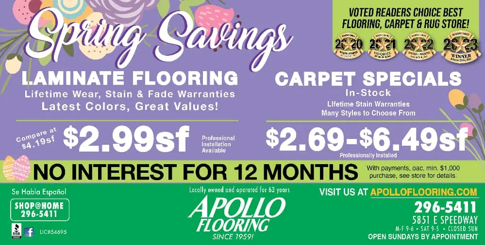 Discounted prices on flooring in Tucson, AZ at Apollo Flooring